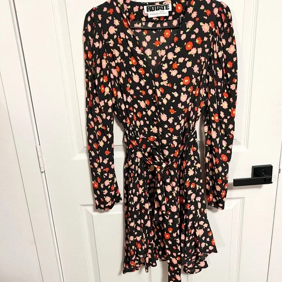 ROTATE Birger Christensen emma floral mini Dress - Picture 2 of 7